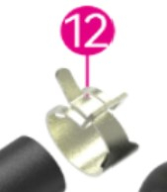 Crevo za motor stezač za cev DN23 157M.11.415 New Adviser